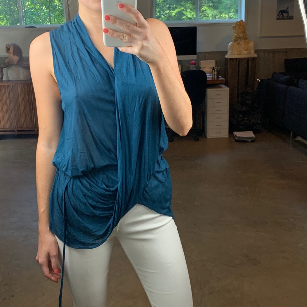 Helmut Lang wrap shirt
